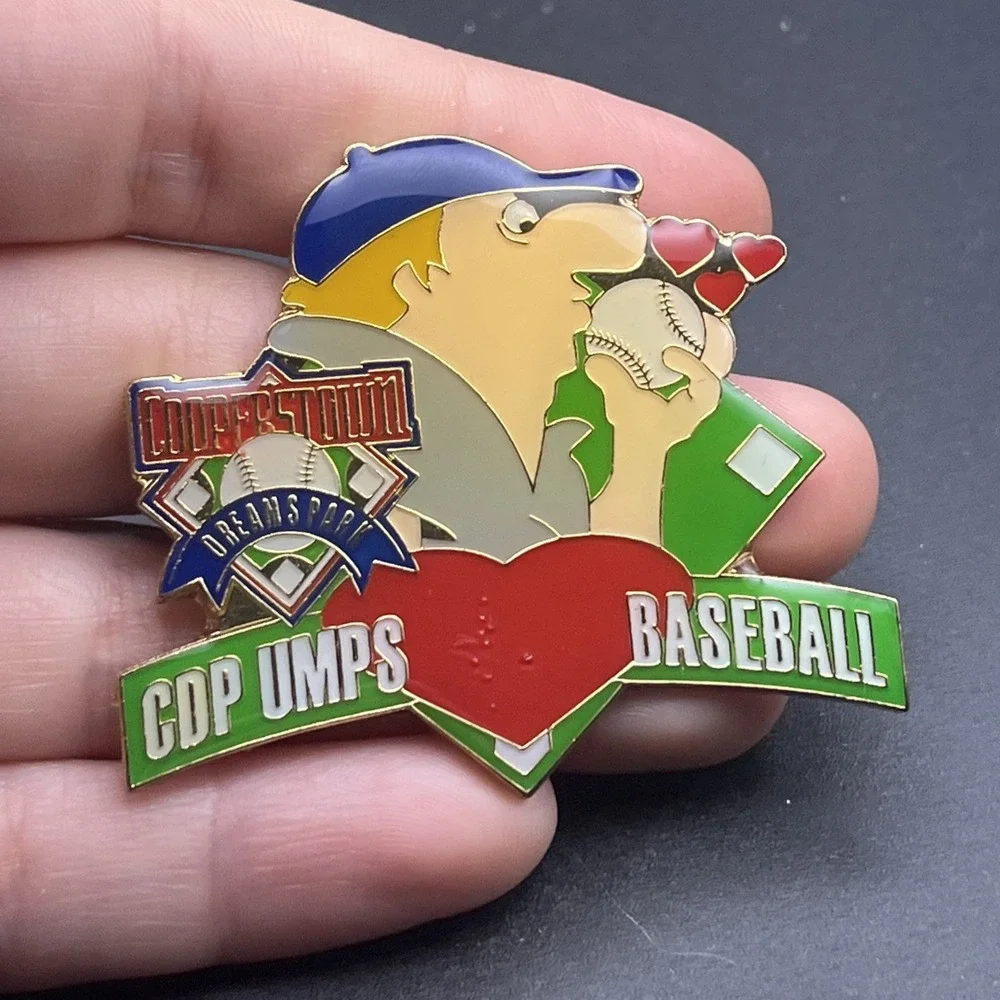 Cooperstown Dreams Park CDP Umps Love Baseball‎ Lapel Hat Pin